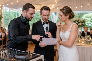 Cómo coordinar música, maestro de ceremonias y tiempos de la boda